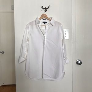 White Women’s No Iron Tunic Top